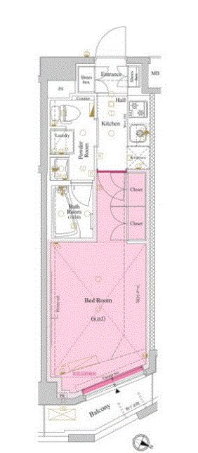 ルクレ高円寺アジールコート  間取り