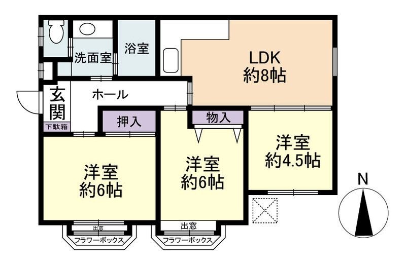 コスモ荻窪 間取り