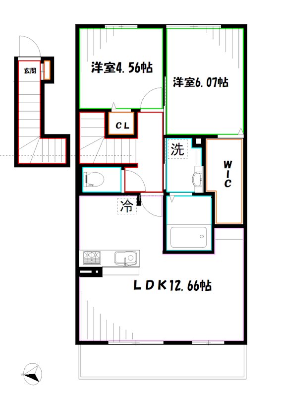 NKガーデン 間取り図