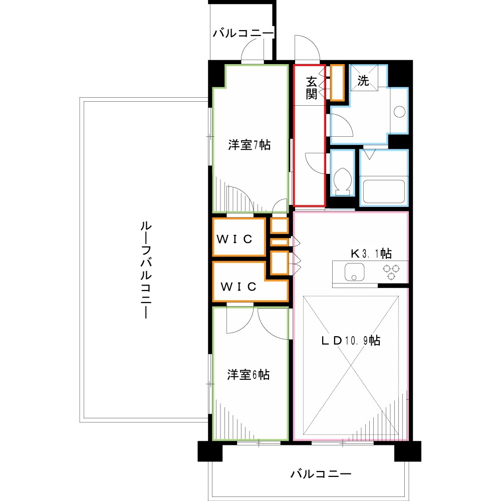 Nステージ東小金井 間取り