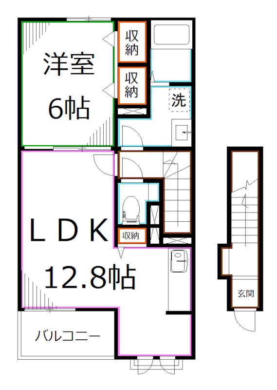サンパティークⅡ 間取り
