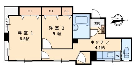 秀明コーポラス 間取り