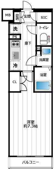 イアース新宿中井 間取り