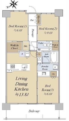 シティハウス吉祥寺北町 間取り