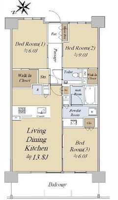 シティハウス吉祥寺北町  間取り