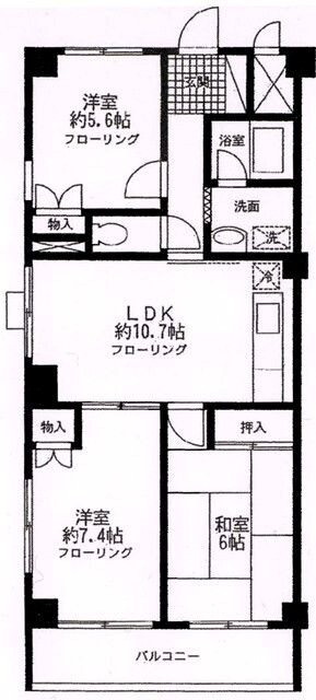 ウエストロード上石神井 間取り