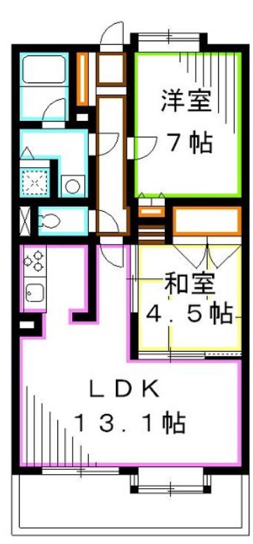 フィオーレ武蔵野 間取り
