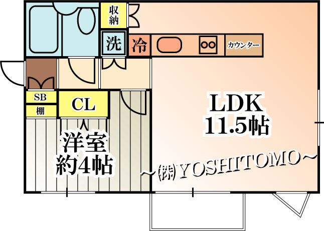 コスモ小平 間取り