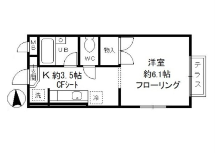 カーサヴェルデ国立 間取り