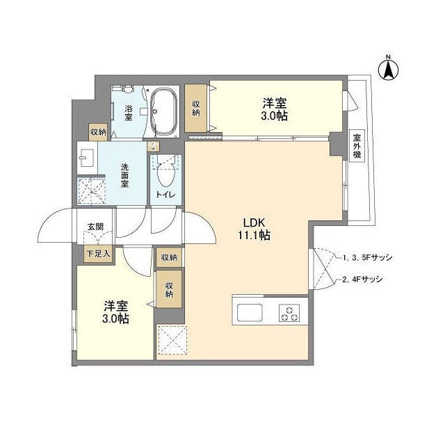 ウェルスクエア新高円寺 間取り