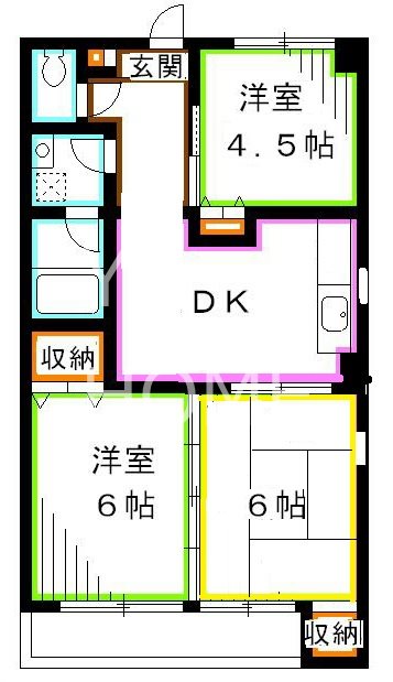 コーポ・タカ　 間取り