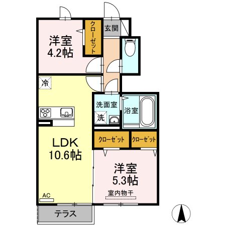 フルール上鷺 間取り
