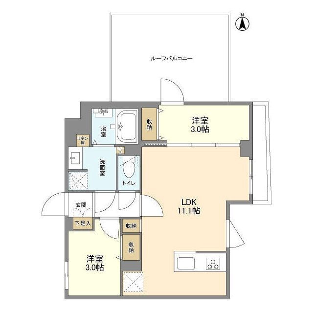 ウェルスクエア新高円寺   間取り