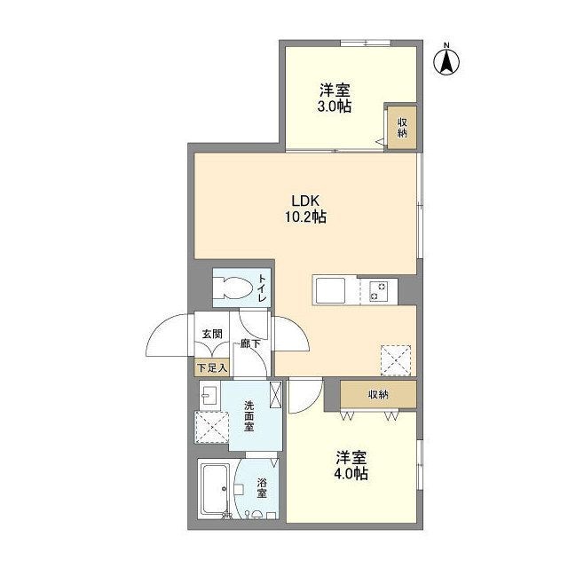 ウェルスクエア中野坂上   間取り