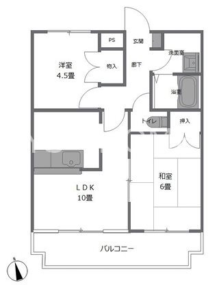 ホーリーランド貫南 間取り