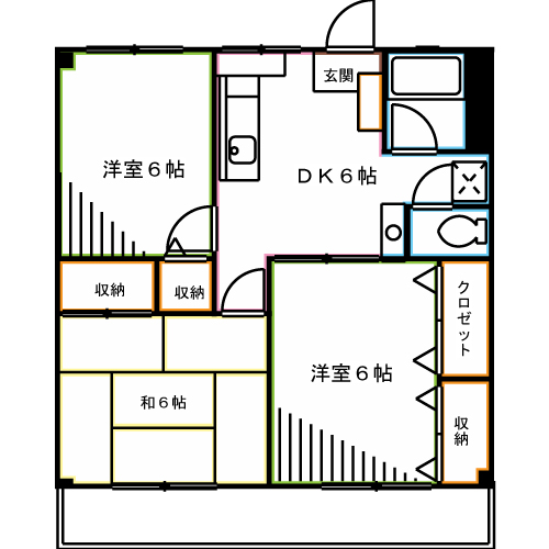 グリーンハイツ 間取り