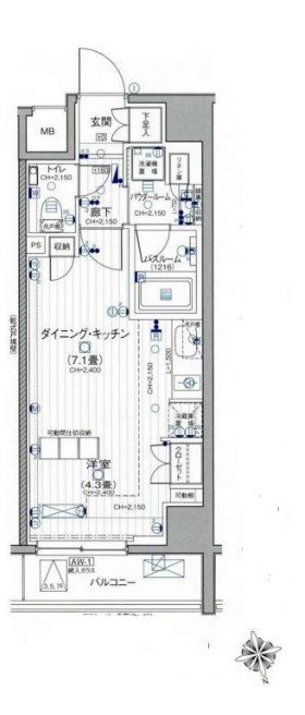 パレステージ中野 間取り