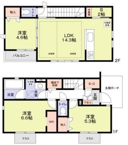 武蔵野市西久保1丁目貸家 間取り
