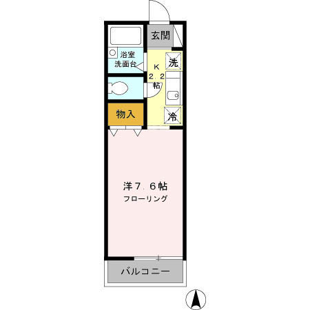 ヴィラ・ファミーユ B 間取り