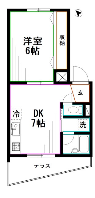 ルプレ荻窪  間取り