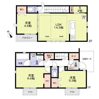 武蔵野市西久保1丁目貸家 間取り