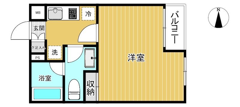 プラザ中落合 間取り