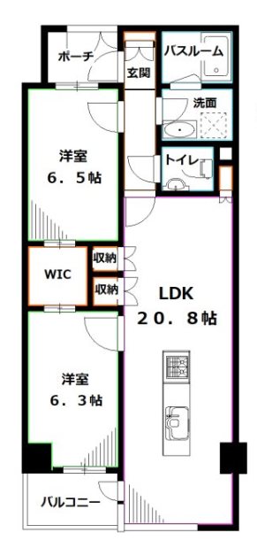 グローリオ吉祥寺本町  間取り