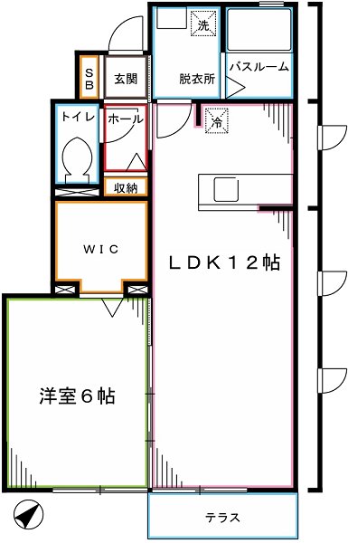 ソレアード Ａ棟 間取り