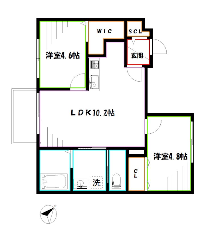 THE　HALE 間取り