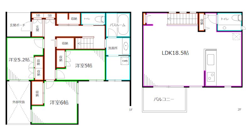 （仮称）杉並区南荻窪3丁目戸建  間取り