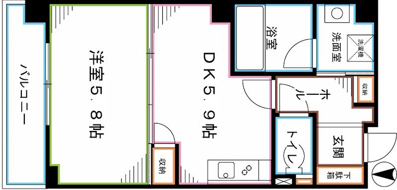 フェリーチェ国立 間取り