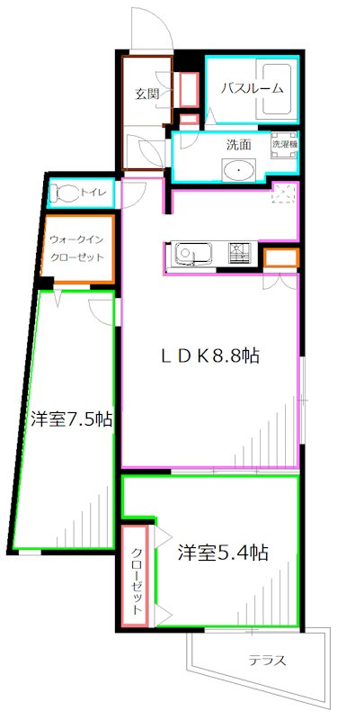 Branche阿佐ヶ谷  間取り