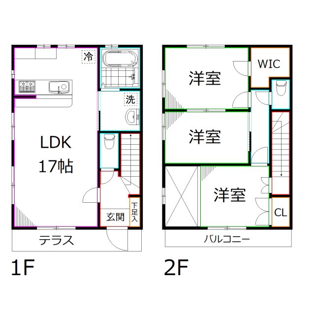 ルミエール国立 間取り