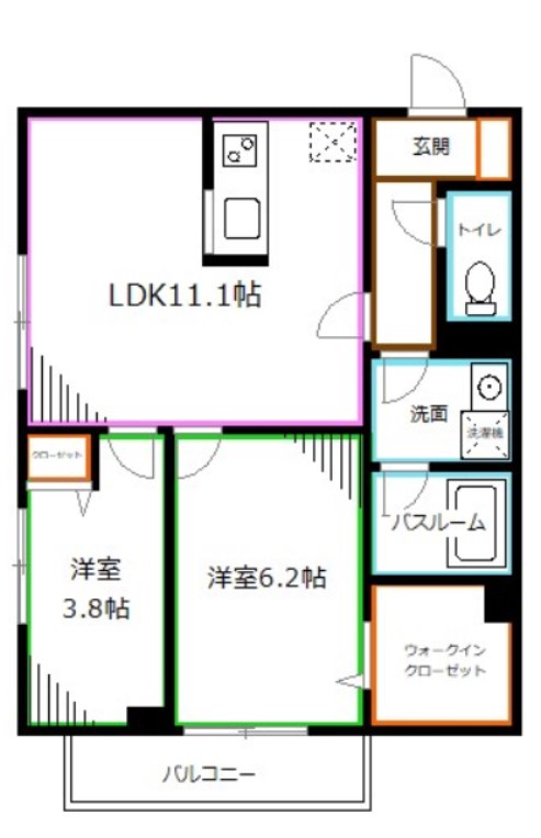 インフォレスト 間取り