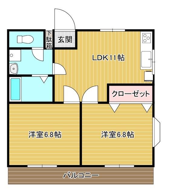 ＢＡＴ　ＣＡＶＥⅡ 間取り