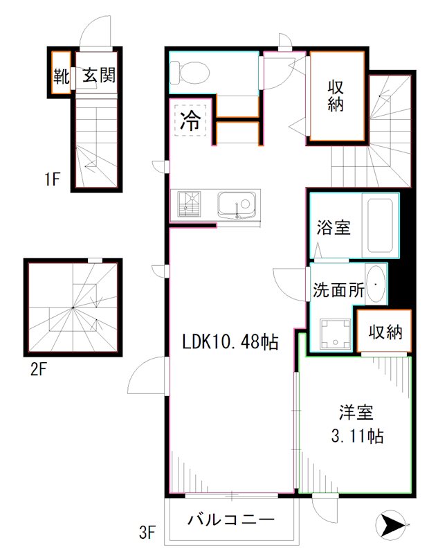 CB中野イリゼ 間取り