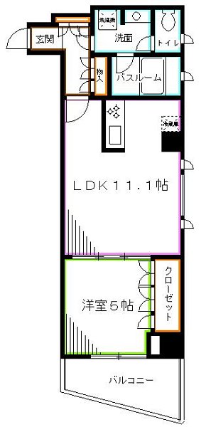 プライムアーバン西荻窪Ⅱ 間取り