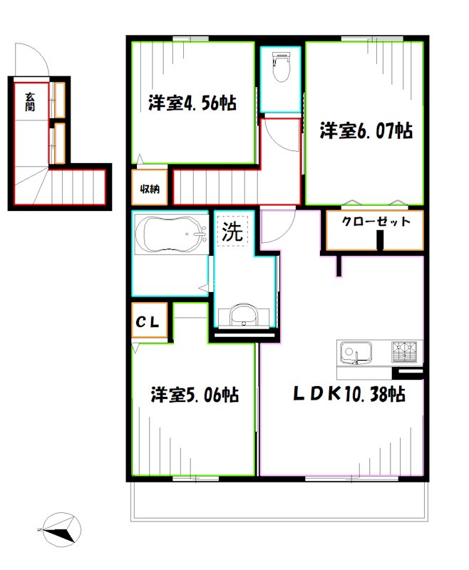 NKガーデン 間取り