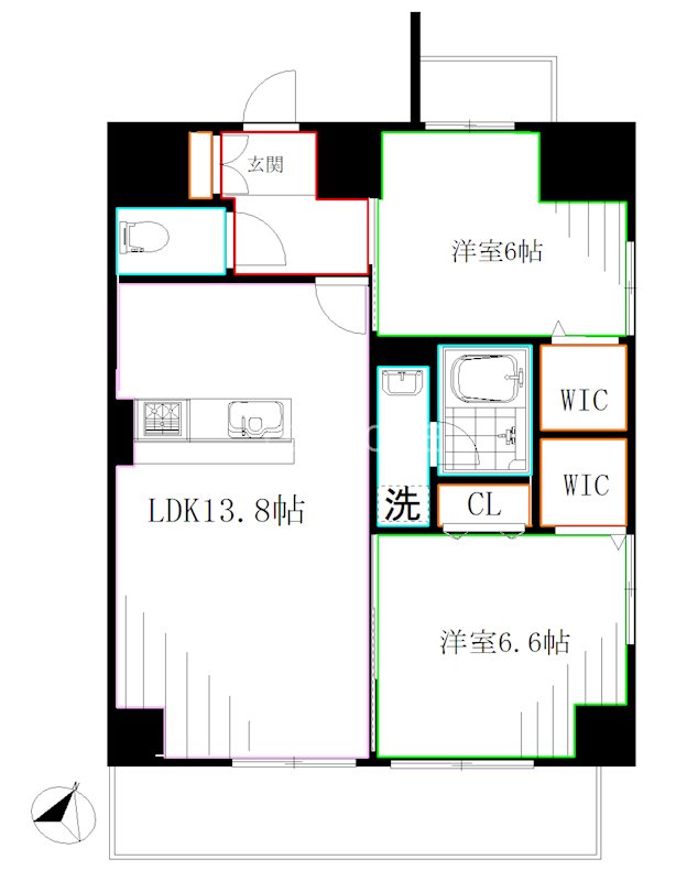 Villa Douceur(ヴィラ ドゥスール) 間取り