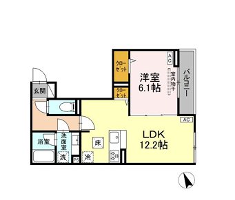 （仮称）D-ROOM高円寺北3丁目  間取り