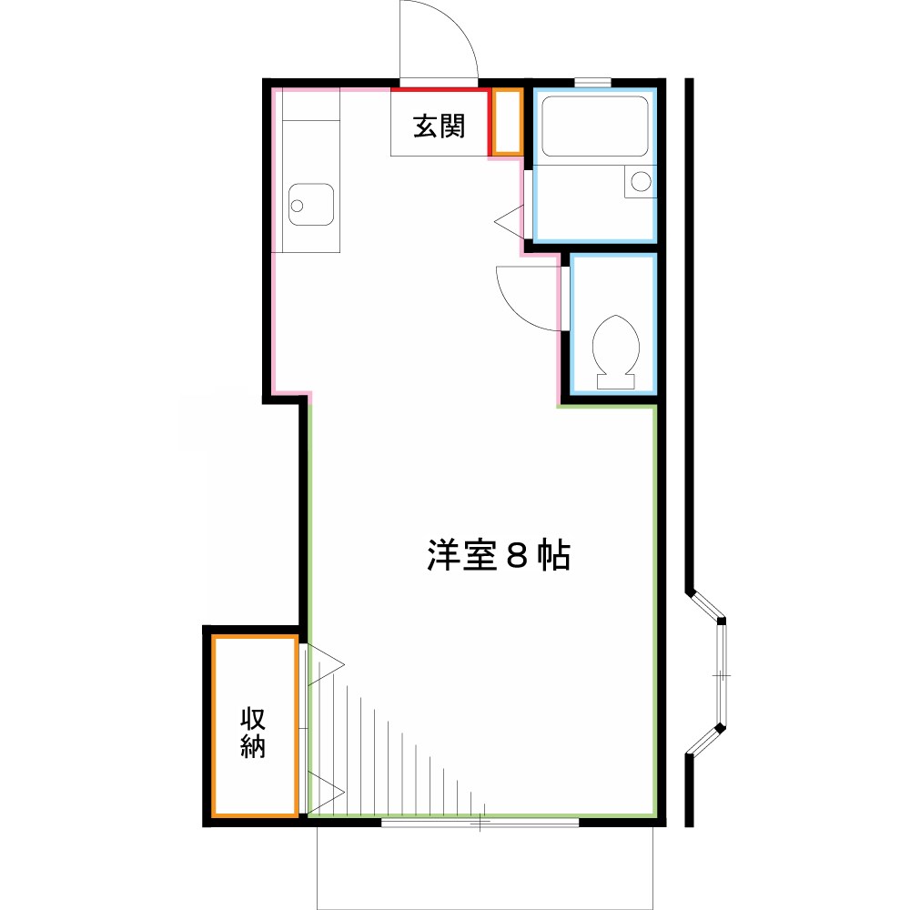 グリーンコーポ 間取り