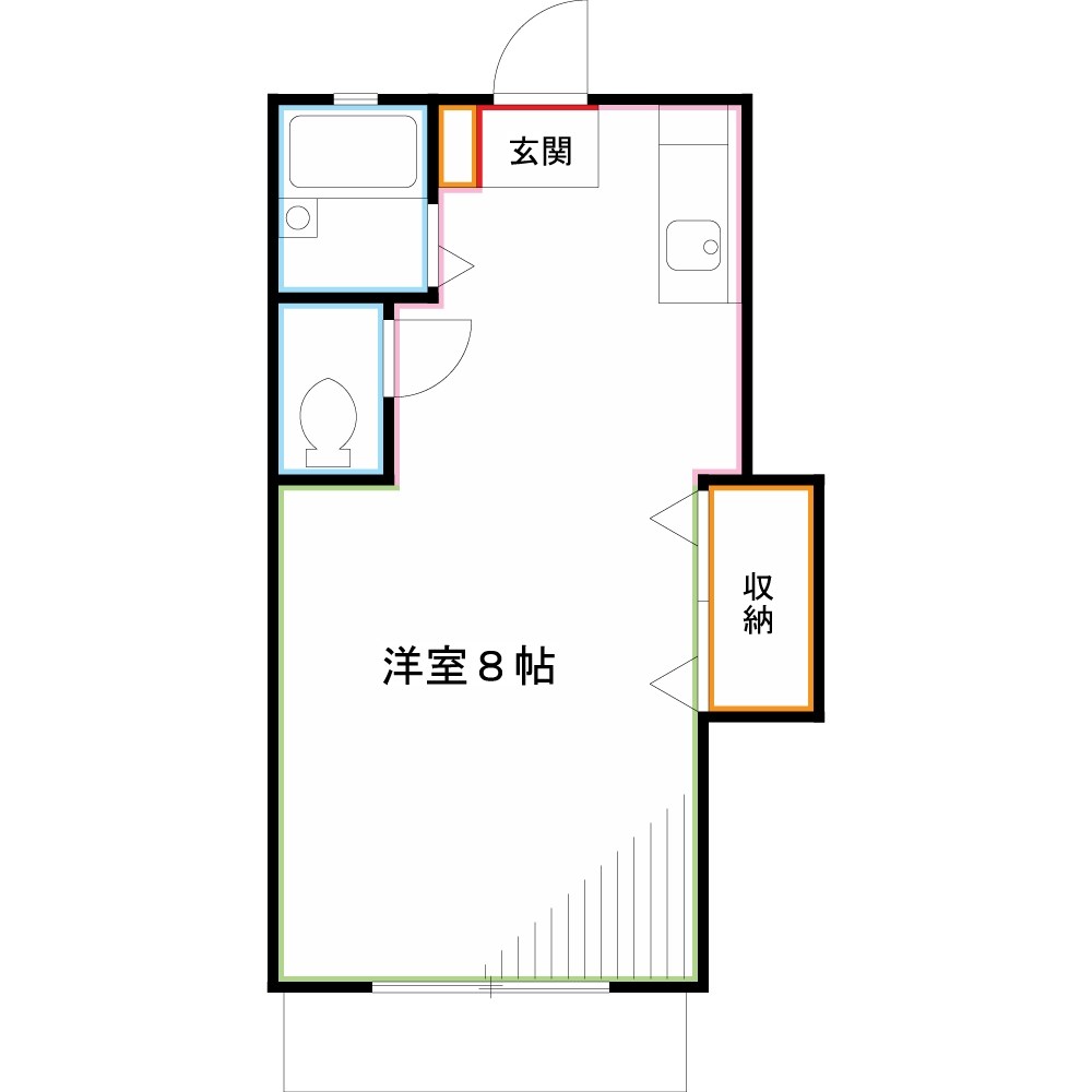 グリーンコーポ 間取り