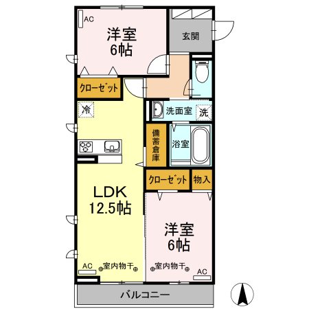 ファームサイドヒルキタノ 間取り