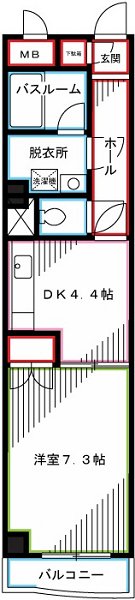 メゾン「サロム」  間取り