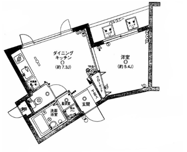 フォレスト・ヒルズ中落合 間取り