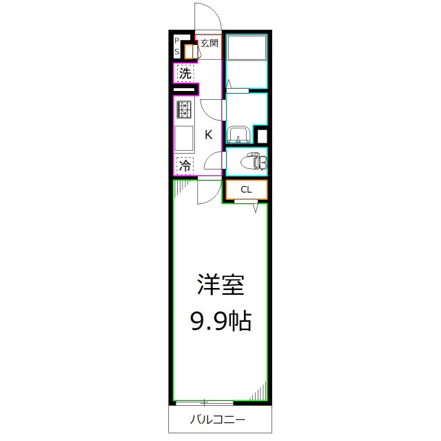 リブリ・Petit Plat 間取り