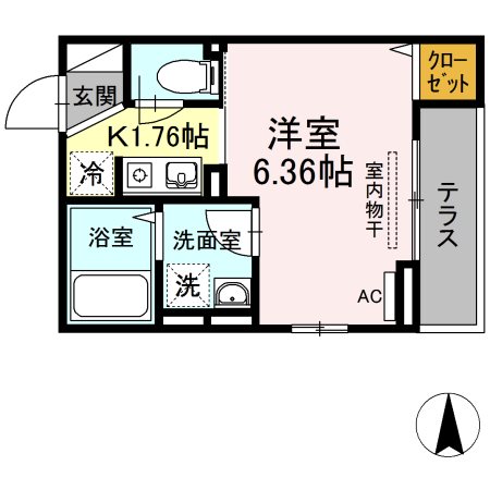 プライズコート弥生町 間取り