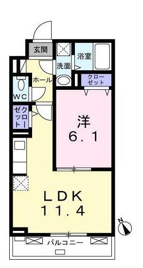 エクセルアヴェニュー  間取り