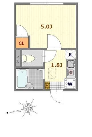 バーミープレイス立川柴崎町 間取り図