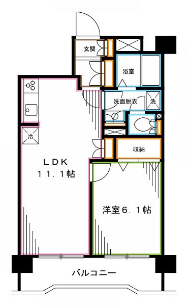 パルティーレ西落合 間取り
